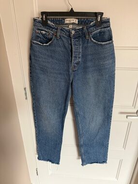 Abercrombie & Fitch Women's The Dad jeans High rise Curve Love